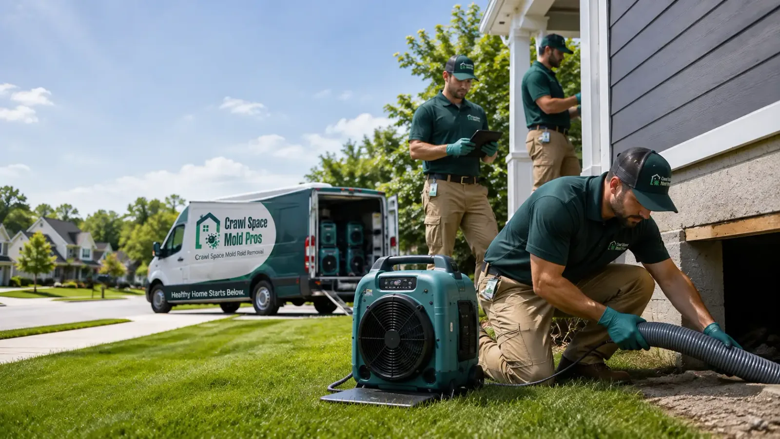 Crawl Space Mold Removal in Ridgeway, IA